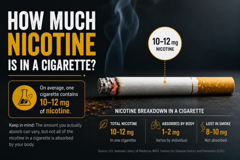 How Much Nicotine Is in a Cigarette