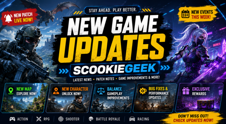 New Game Updates ScookieGeek