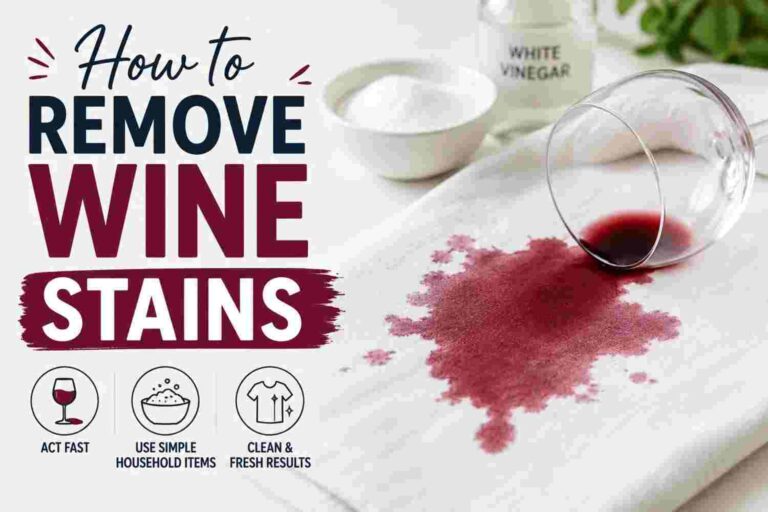 How to Remove Wine Stains